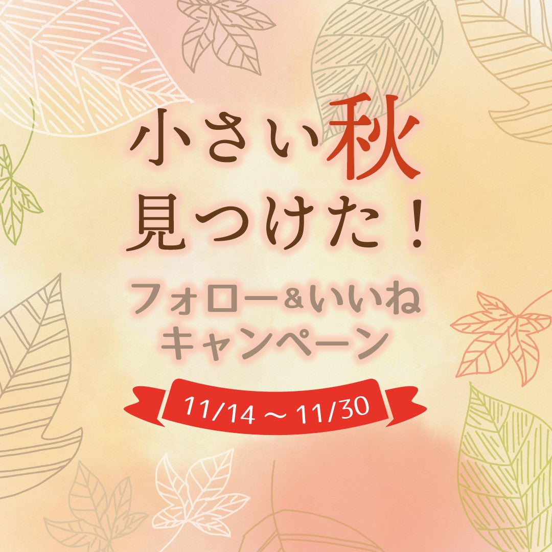 【キャンペーン】公式インスタグラムアカウントにてフォロー＆いいねキャンペーン開催決定