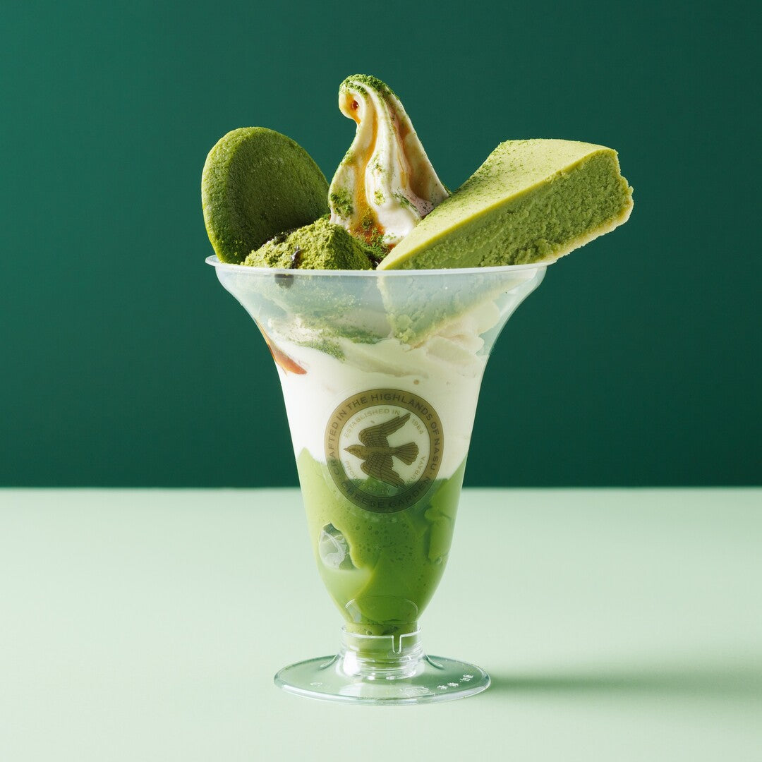 カフェ店舗限定メニュー『季節の御用邸パフェ 抹茶』が登場します♪