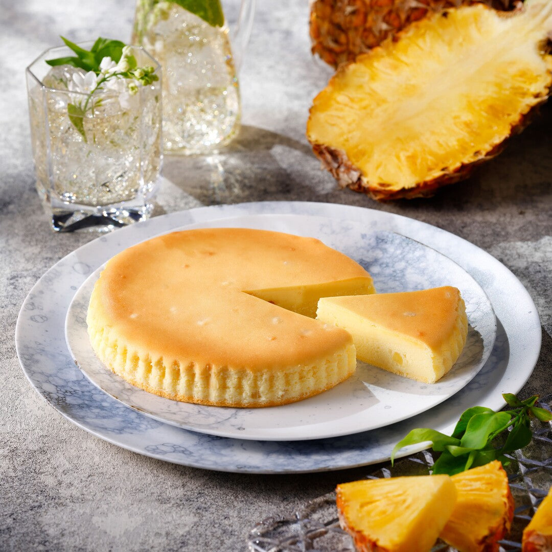【季節限定】夏の訪れにぴったりなトロピカルフルーツフレーバー『御用邸パイナップルチーズケーキ』発売決定！